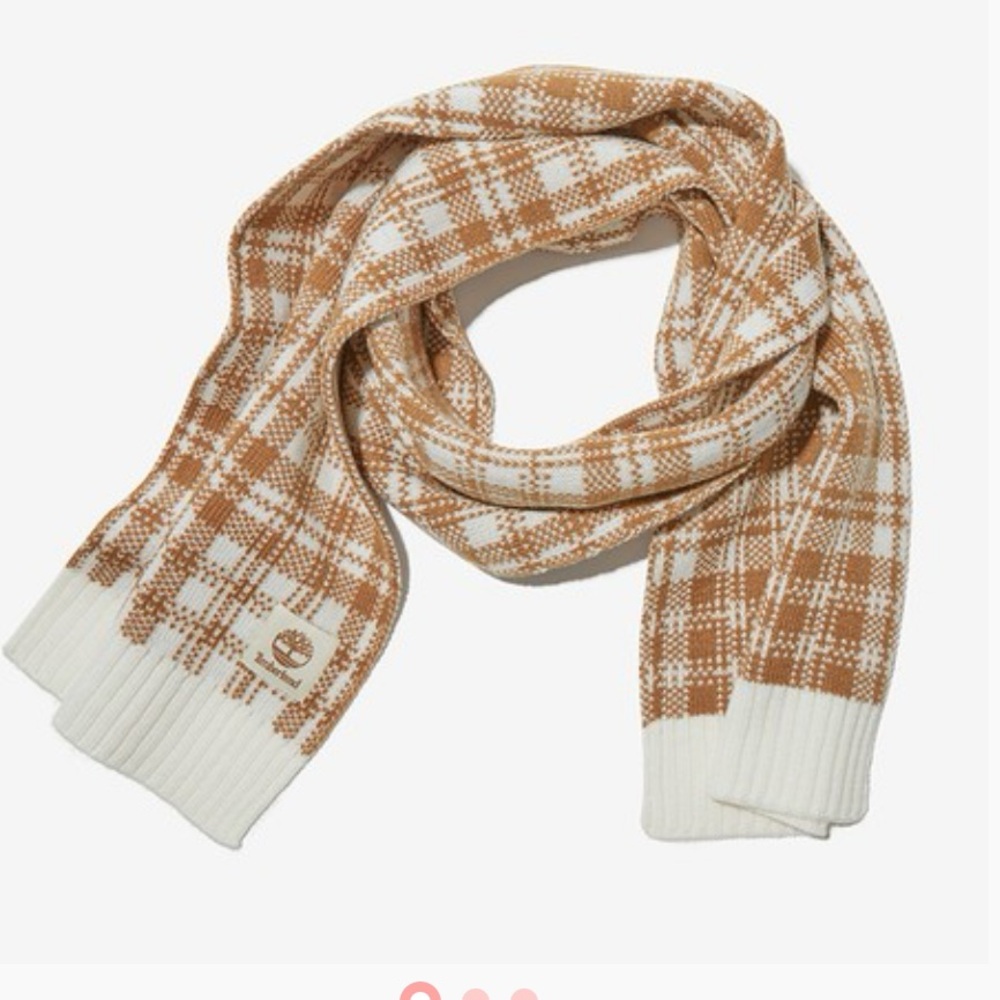 Plaid Knit Scarf